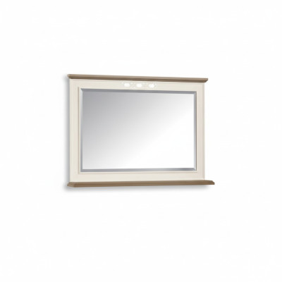 Marco de madera espejo Espejo de pared Espejo de diseñador clásico 97x70cm Madera xxl grande