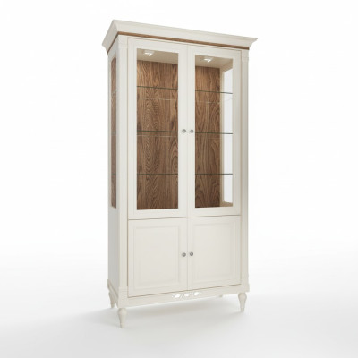 Vitrina clásica armario vitrina de salón vitrina de cristal nueva