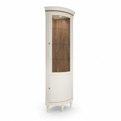 Eckvitrine Vitrinenschrank Vitrinenwohnzimmer Schauschränke Design Holz Neu