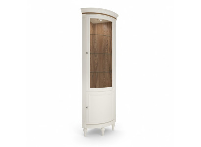 Eckvitrine Vitrinenschrank Vitrinenwohnzimmer Schauschränke Design Holz Neu
