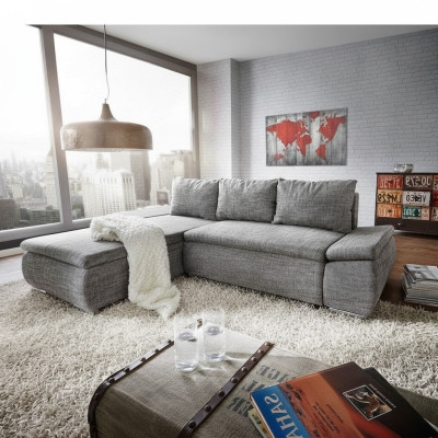 Sofá cama Diseño Sofá de esquina Sofá cama Función de cama Sofá Tapizado Textil Sofás