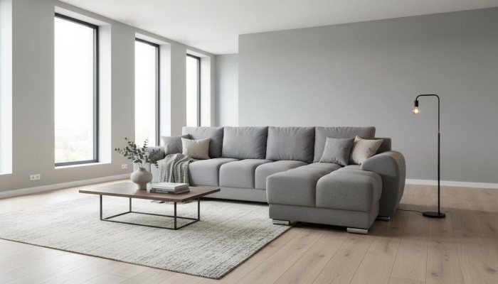 Sofá cama cómodo con función de cama, sofá tapizado conjunto de esquina, sofá de esquina.