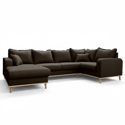Sofá esquinero Sofá Couch Acolchado Forma de U Conjunto de muebles de salón Sofás