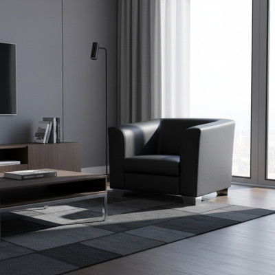 Salón de lujo Club de televisión Amortiguador Sillón Sofá Diseño Sofá Relax