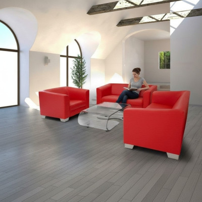 Sofá de 3 plazas + 2 plazas + 1 plaza, Diseño de sofás Relax Tapizado de cuero Couches
