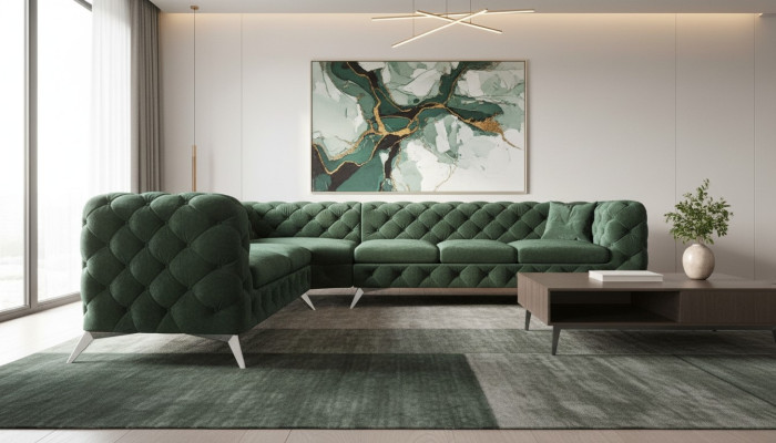 Chesterfield Diseño Sofá Esquinero Sofá Sofá Diseño Sofás Tapizado Sofá Esquinero