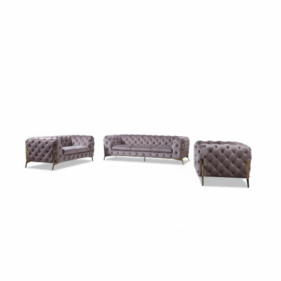 Conjunto de sofá Chesterfield, sofá, sofá, juego de tapicería 321 juego de asientos nuevo