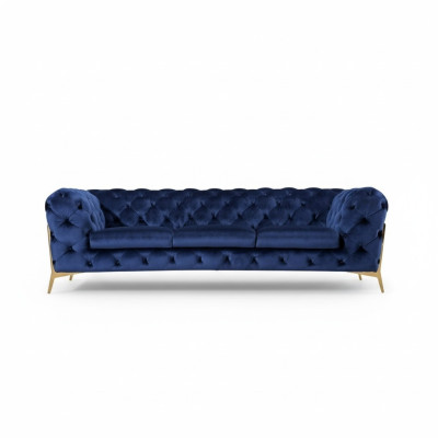 Conjunto de sofás Chesterfield sofá sofá tapizado 3 2 1 plazas Sofás de cuero tela nuevos