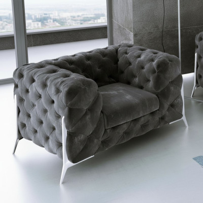 Salón de lujo Club de TV Asiento Acolchado Sillón Diseño Decoración Sofá