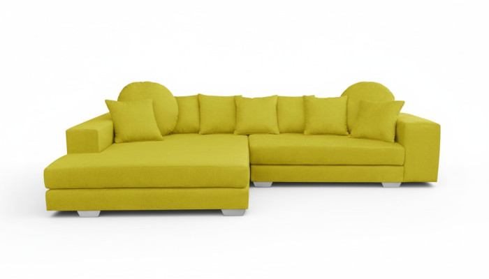 Sofá esquinero amarillo conjunto de sofá esquinero tapizado Sofá Sofás paisaje de vida