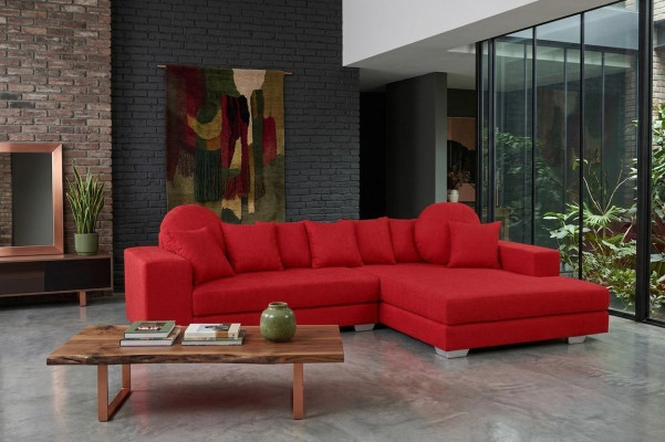 Sofá Sofabänke Sofás Paisaje de vida nuevo Gran sofá esquinero Sofá esquinero Conjunto de sofá Tapicería