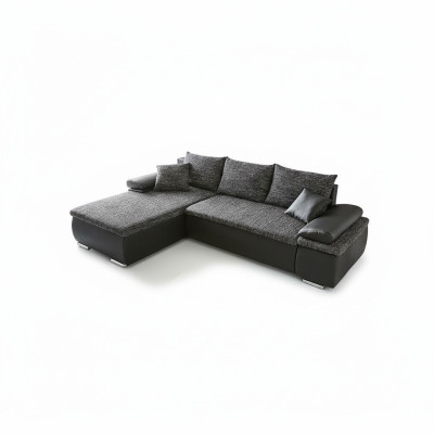 Sofá esquinero en forma de L Sofá Couch Diseño Sofá cama Función de cama Textil