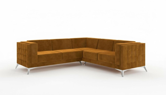 Sofá de esquina conjunto de sala de estar diseño sofá sofá tapizado conjunto de asientos textil