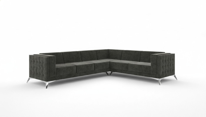 Diseño sofá en forma de L Ecksofa moderno Sofás Sofá de tela Couch Wohnlandschaft