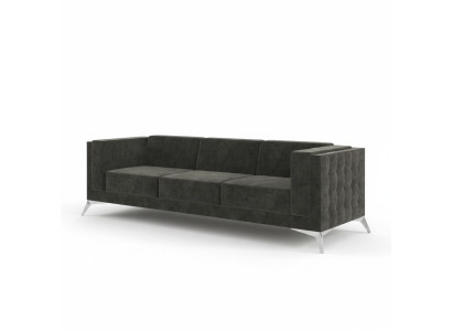 Sofá de diseño Chesterfield de 3 plazas, sofá tapizado, sofás de diseño, sofá de tres plazas, nuevo.
