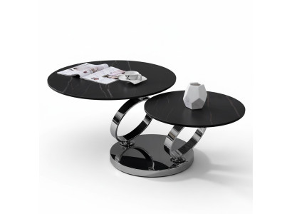 Mesa de centro de lujo diseño mesa de café mesas auxiliares redondas sofá sala de estar