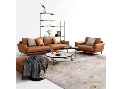 Sofás tapizados de tela de lujo Conjunto de sofás de salón de lujo 3+2+1 Set Conjunto de cuero