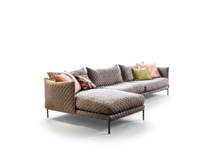 Sofá esquinero en forma de L Conjunto de sofás Diseño de salón moderno Nuevo sofá de tela