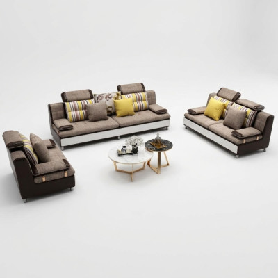 Diseño de muebles de salón de tres plazas, sofá de 3 plazas, sillón acolchado, sofás de club.