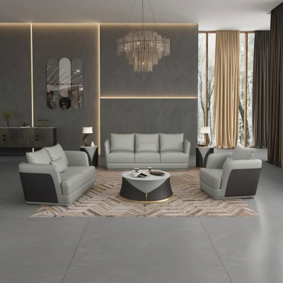 Sofá de diseño de tres plazas sofá de sofá tapizado de 3 plazas sofá de cuero moderno club relax.