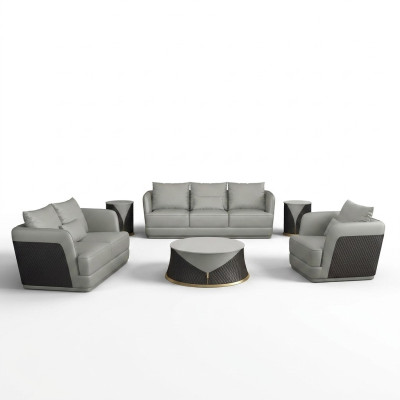 Sofá de diseño de tres plazas sofá de sofá tapizado de 3 plazas sofá de cuero moderno club relax.