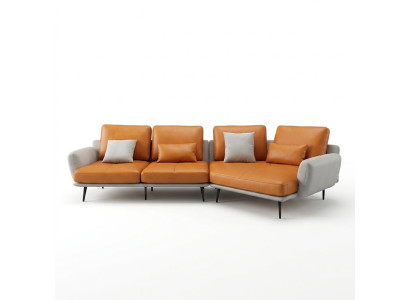 Sofá en forma de L para la sala de estar, sofá, esquina, tapizado, sillón, conjunto de sofás de cuero.