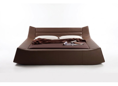 Cama Acolchado Diseño Lujo Doble Hotel Camas Dormitorio Cuero Tela Moderno