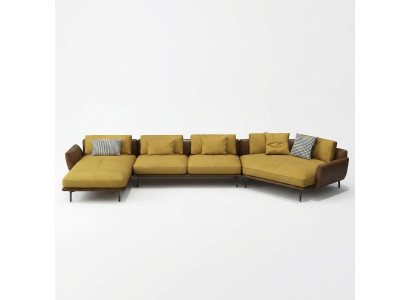 Sofá esquinero en forma de L conjunto de estar Sofá Sofá Acolchado Esquina Juego de muebles Sofás de cuero Nuevo