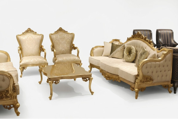 Sofá conjunto 3311 asientos mesa de café clásico textil completo sofá tapizado nuevo