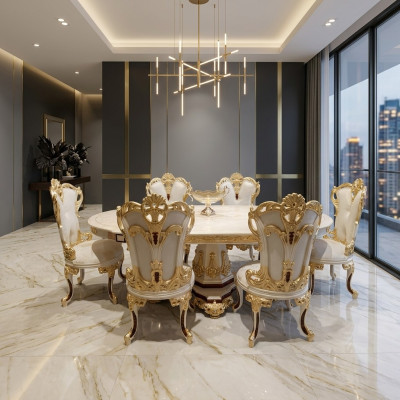 Mesa de comedor mesa de madera grupo de mesas de comedor sala de estar conjunto de muebles de madera diseño de mesas