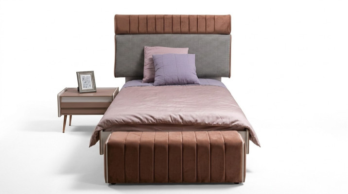 Juego de habitación infantil Set juvenil Cama + Mesita de noche Moderno Set de cama de 2 piezas. Nuevo