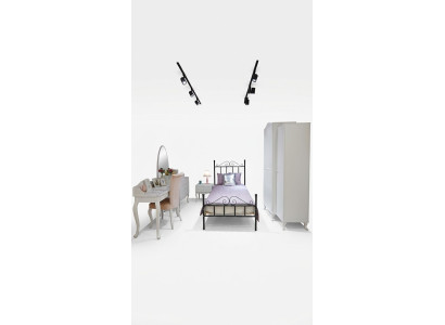 Conjunto de habitación infantil completo Armario juvenil Cómoda Escritorio Nuevo