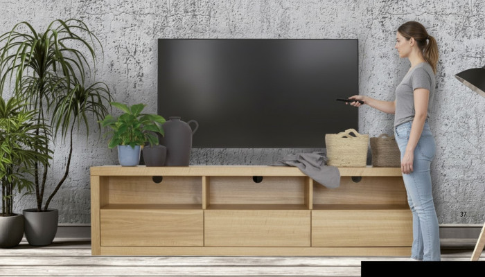 Diseño rtv tv aparador cómoda side bajo estante lujo sala de estar de la junta armario