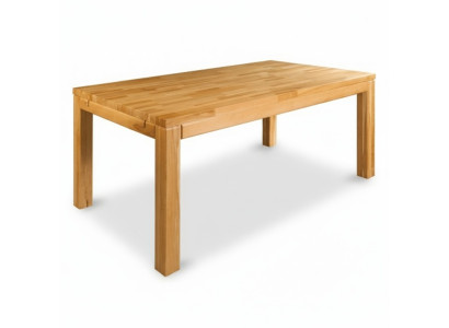 Mesa de comedor de madera para salón comedor de 140x90 cm, mesas de comedor sólidas de madera maciza.