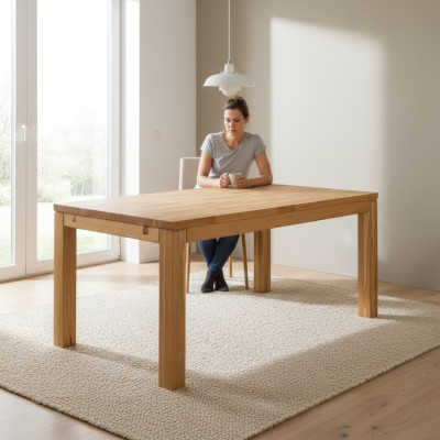 Mesa de comedor de madera mesas sala de estar comedor madera maciza mesas de comedor de madera maciza 120x80