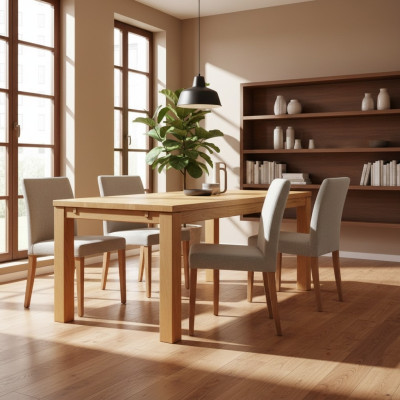 Mesa de comedor de madera mesas sala de estar comedor madera maciza mesas de comedor de madera maciza 120x80