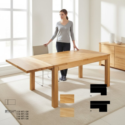 Mesa de comedor de madera Mesas de salón comedor Mesa de comedor de madera maciza Mesas de comedor de madera 120x80