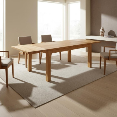 Mesa de comedor de madera Mesa de sala de estar Mesa de comedor Mesa de madera maciza de 160x90cm Mesas de comedor sólidas