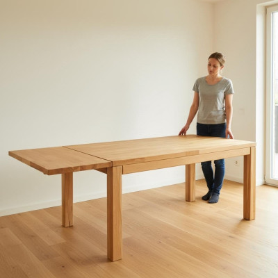 Mesa de comedor de madera Mesas de madera para la sala de estar y comedor Mesa de 180x90cm de madera maciza – Mesas de comedor de madera maciza.