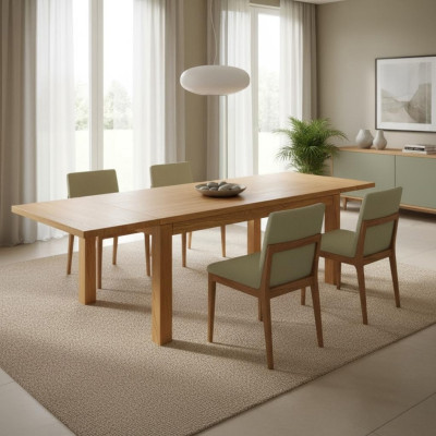 Mesa de comedor Mesa de conferencias Mesa de madera Mesas Mesa Muebles macizos Comedor 80x80cm