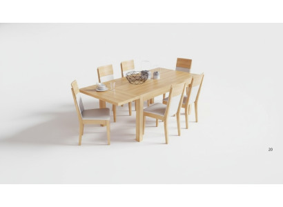 Mesa de madera de haya hecha a mano Mesa de comedor Mesa de conferencia Mesa de reuniones