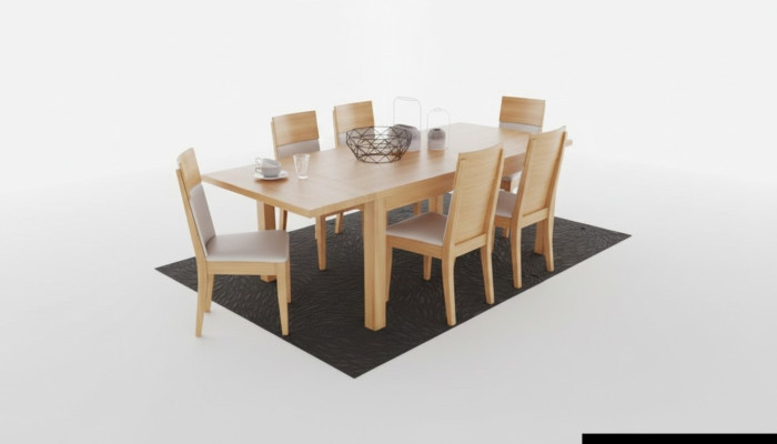 Mesa de comedor de madera Mesa de sala de estar Comedor Sala de estar Mesa de madera maciza de 120x90 cm Mesas de comedor macizas