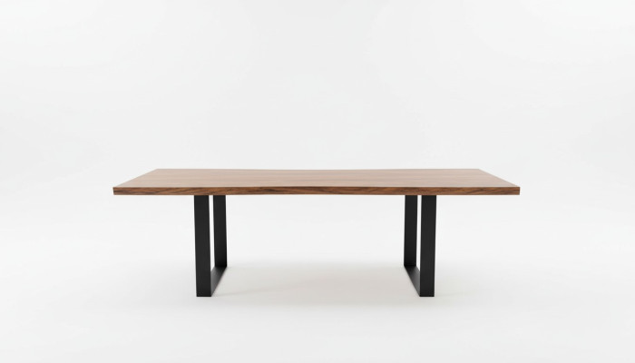 Mesa contemporánea Mesa de comedor Mesa de cocina contemporánea hecha a mano.