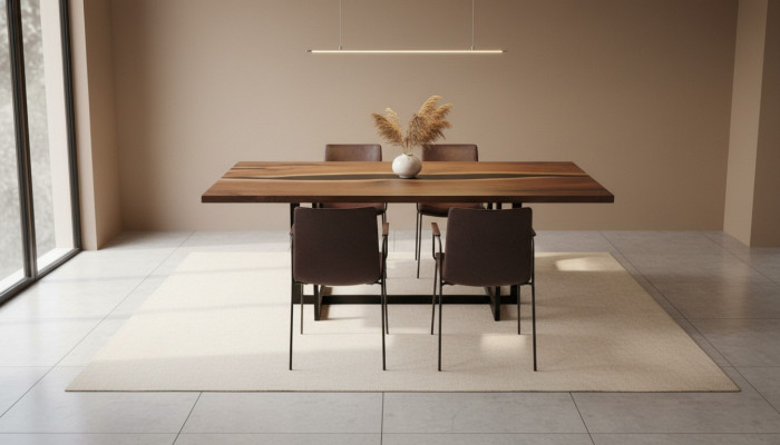 Mesa de roble macizo para conferencias, para comedor grande xxl, mesas de cocina.