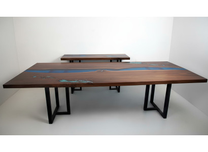 Mesa de comedor River Table madera maciza resina epoxi mesas 260x100 nueva