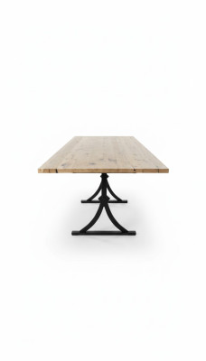 Mesa de comedor de madera real y resina epoxi River Table 260x90 Nueva mesa maciza