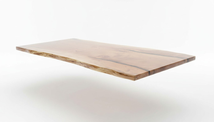 Mesa de comedor de resina epoxi de madera maciza Muebles masivos Mesa de resina de agua 240x100cm