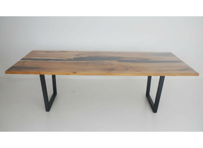 Mesa de comedor de madera, mesas de salón comedor 220x90 mesa de madera maciza.