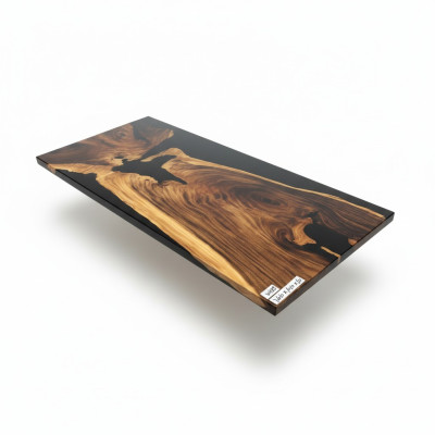 Epoxi de resina Mesa de río Mesa de madera real Maciza Mesas de decoración 240x100