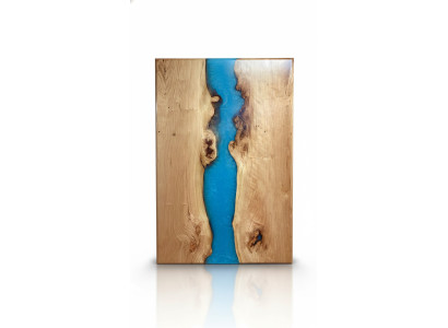 Epoxi mesa de resina de madera maciza de agua muebles de resina epoxi. Nuevo 200x90